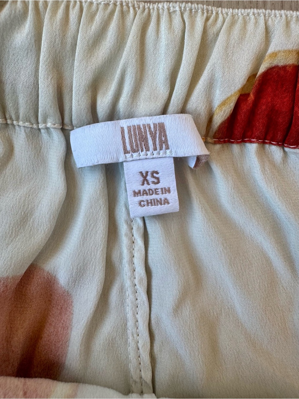 Lunya Washable Silk Tulip Back Set XS Citrus Fruit Pajamas - Picture 6 of 11